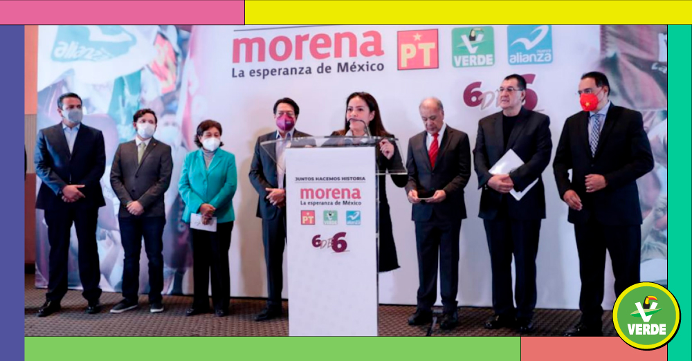 ANUNCIA PARTIDO VERDE ALIANZA CON MORENA, PT Y NUEVA ALIANZA PARA EL  PROCESO ELECTORAL 2022 EN SEIS ESTADOS DE LA REPÚBLICA